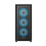 PC Power Crystal Mesh V3 Mid Tower Black E-ATX Gaming Desktop Casing #PP-GS2404V3 MESH BK
